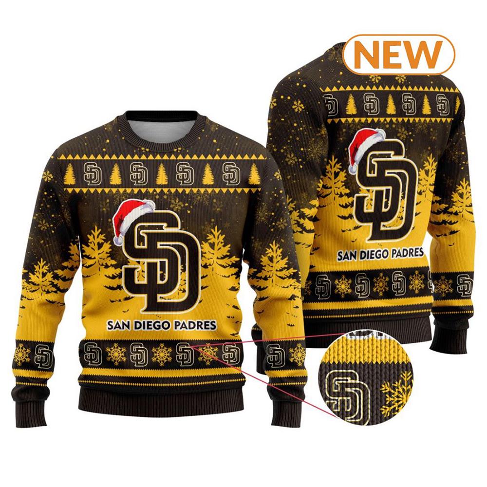 MLB San Diego Padres 2024  Ugly Christmas Sweater Shirt, Sweatshirt