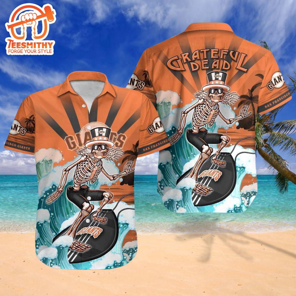 MLB San Francisco Giants Grateful Dead Hawaiian Shirt