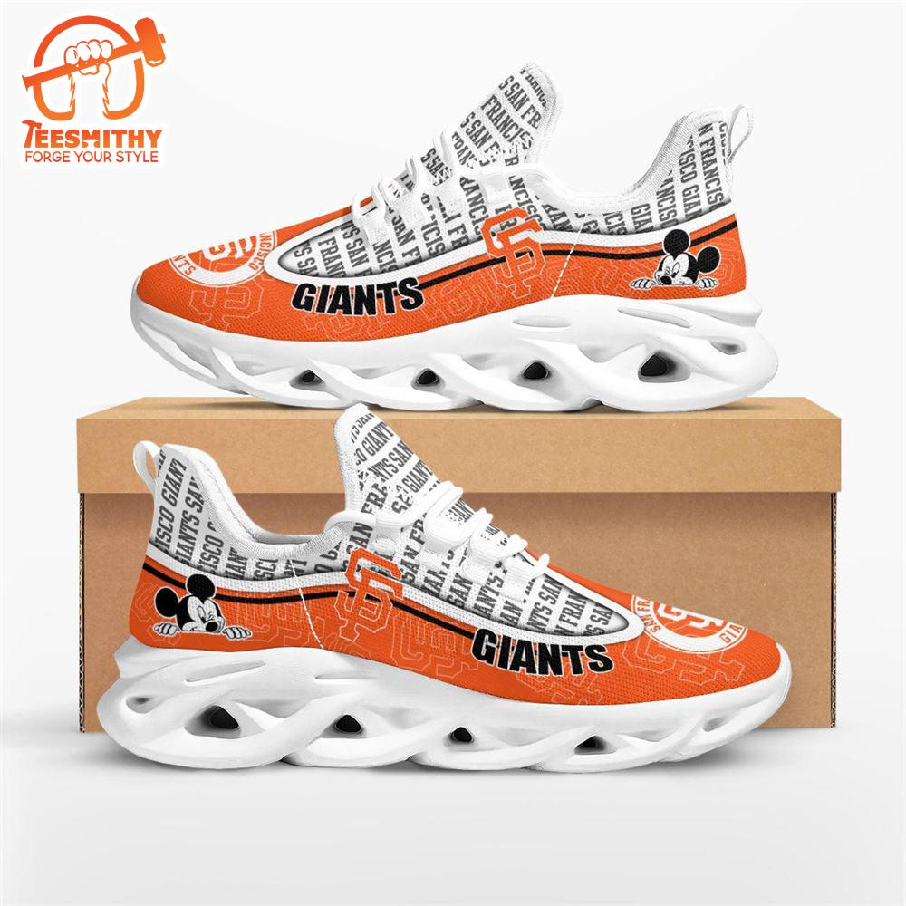 MLB San Francisco Giants Mickey Mouse Max Soul Shoes  Gift For Christmas