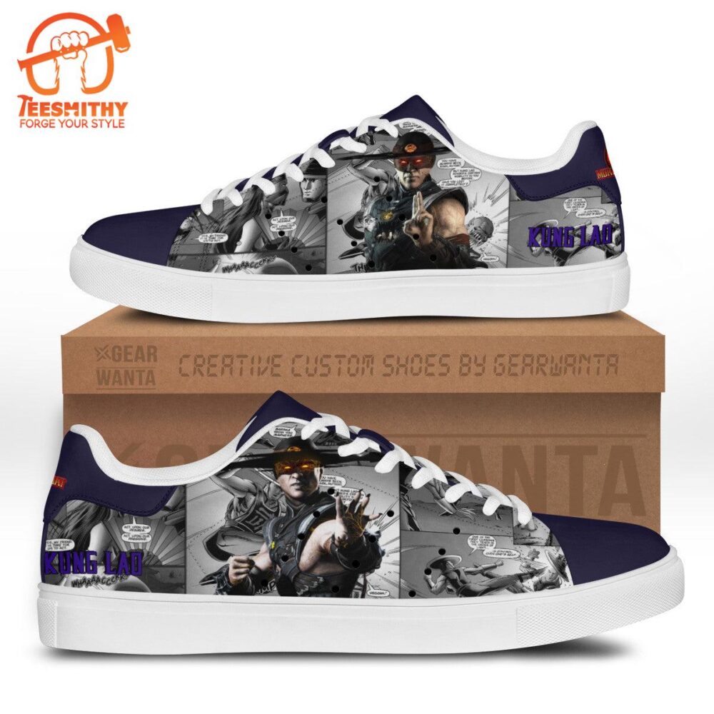 Mortal Kombat Kung Lao Stan Smith Shoes For Kid