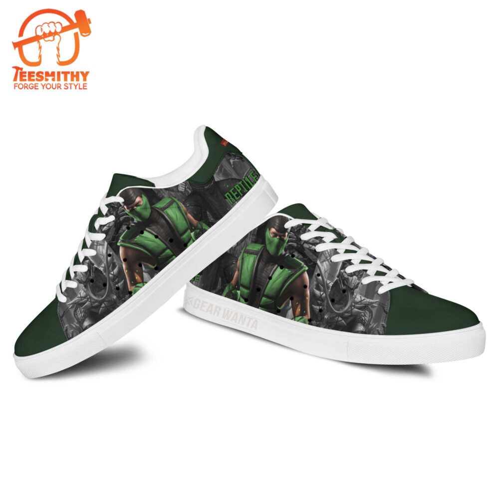 Mortal Kombat Reptile Stan Smith Shoes For Kid