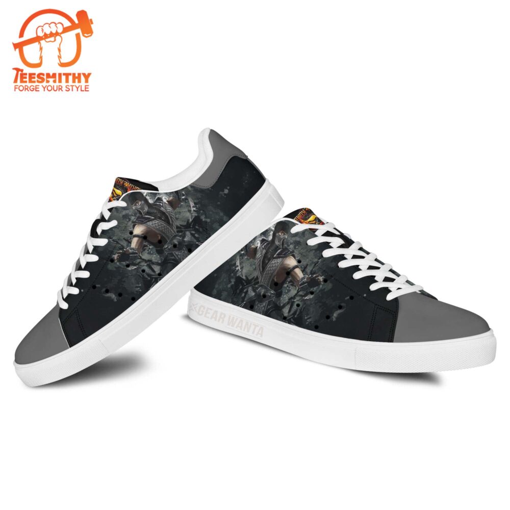 Mortal Kombat Smoke Stan Smith Shoes For Kid