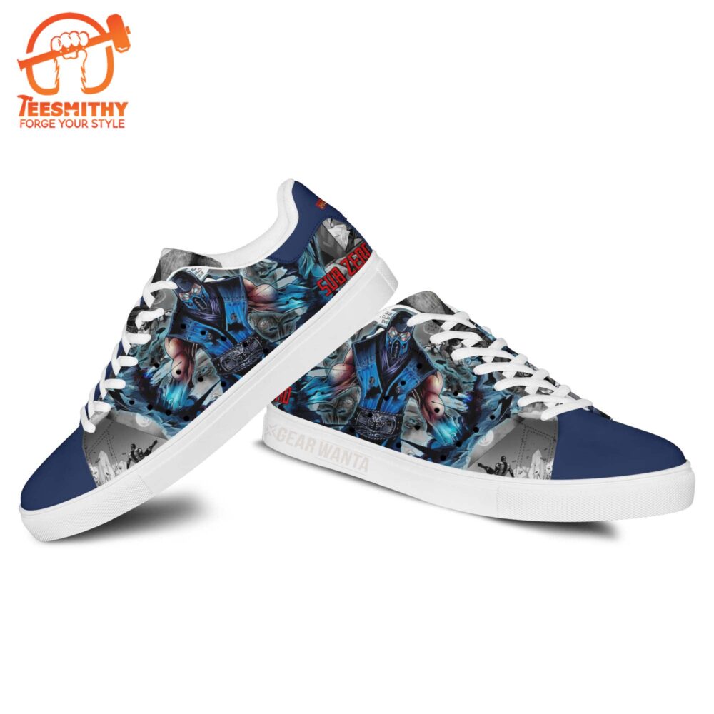 Mortal Kombat Sub-Zero Stan Smith Shoes For Kid