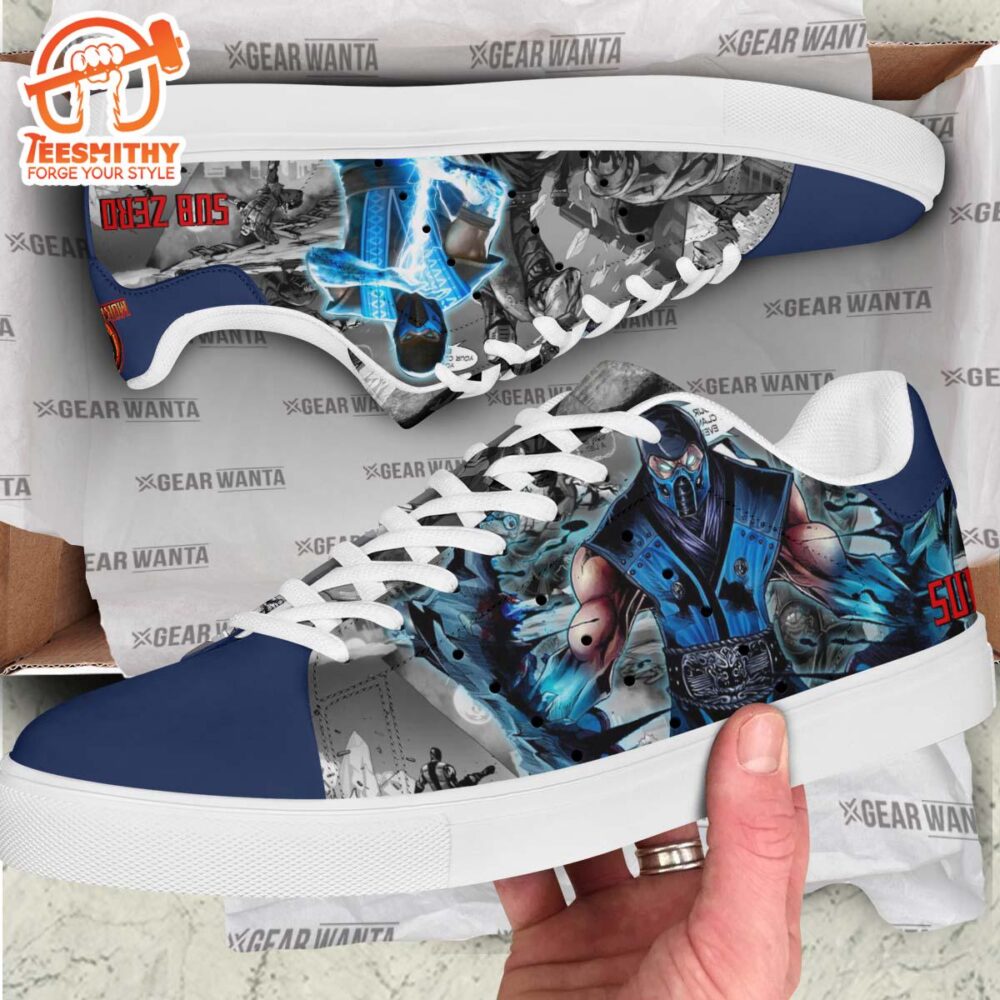 Mortal Kombat Sub-Zero Stan Smith Shoes For Kid