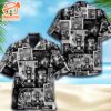 Motley Crue Concert Collage Black Short Sleeve Aloha Shirt