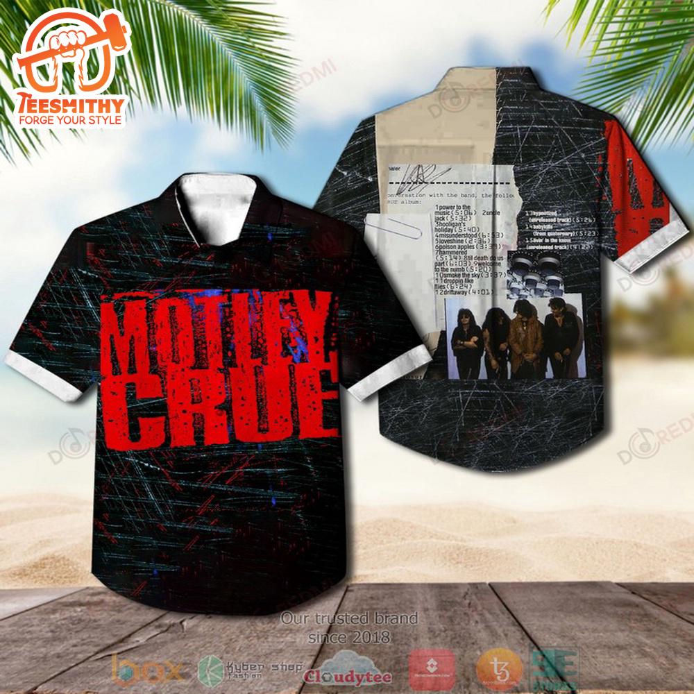 Motley Crue Memories Short Sleeve Aloha Shirt