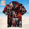 Motley Crue Rock Legends Collage Short Sleeve Aloha Shirt