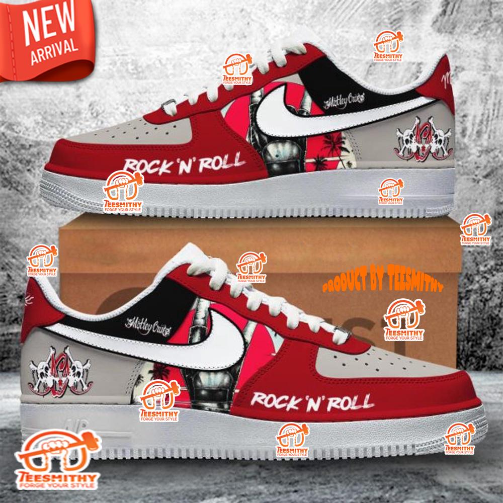 Motley Crue Rock n Roll Limited Nike Air Force 1 Shoes