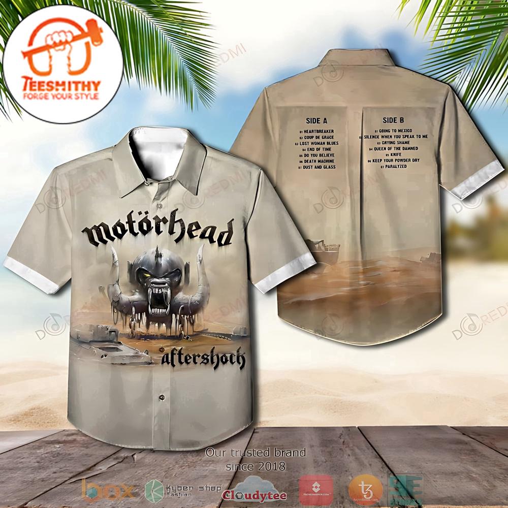 Motorhead Aftershock Hawaiian Button Up Shirts