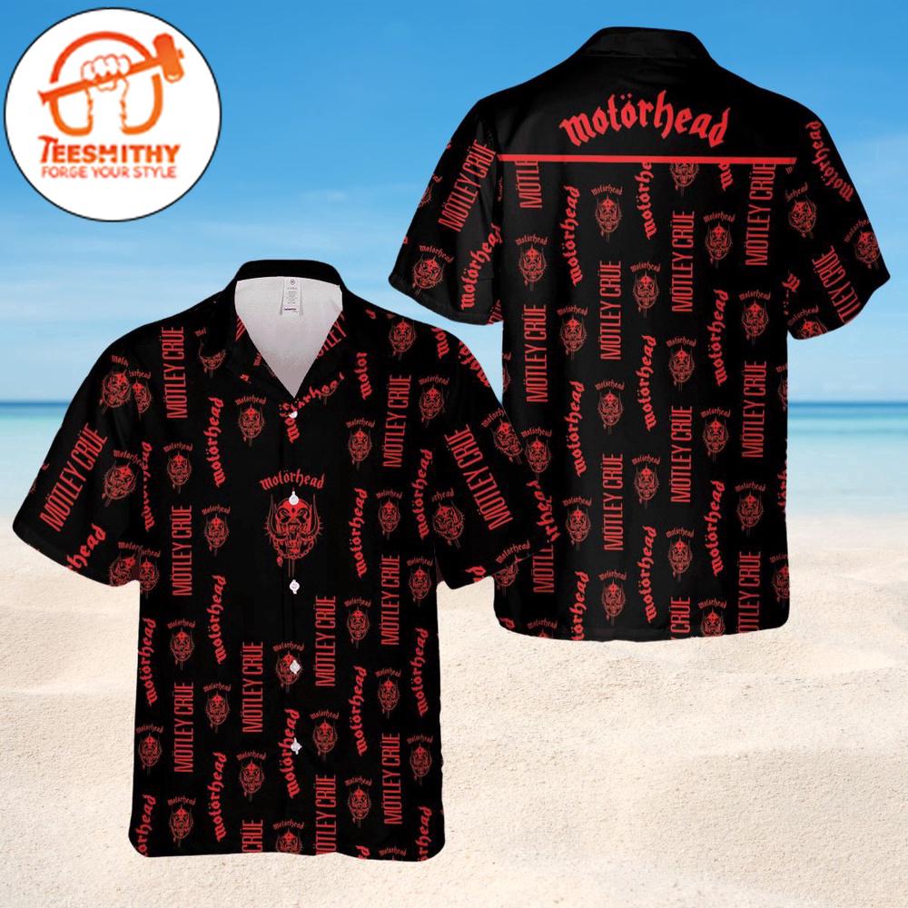 Motorhead Band Logo Music Hawaiian Button Up Shirts