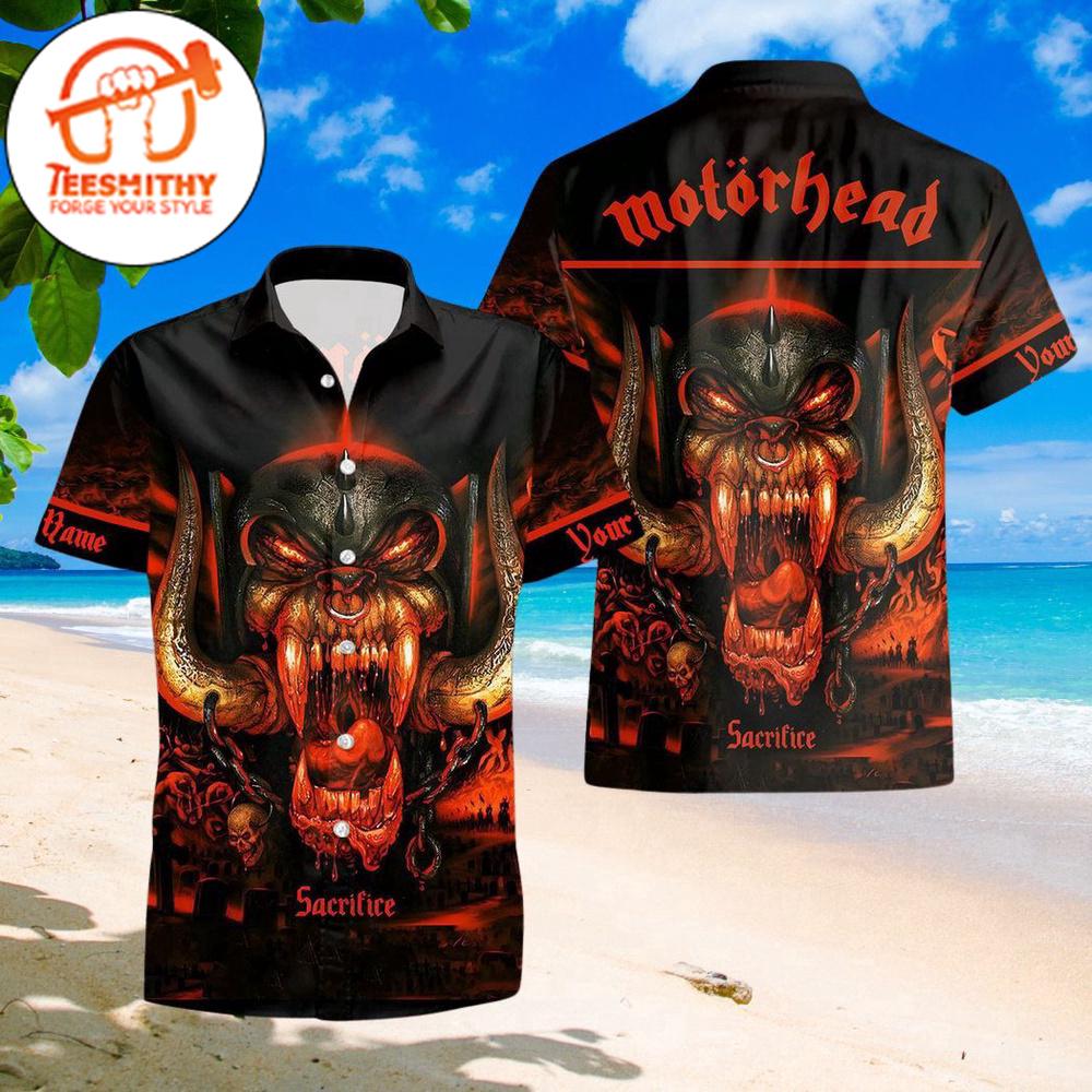 Motorhead Sacrifice Hawaiian Button Up Shirts