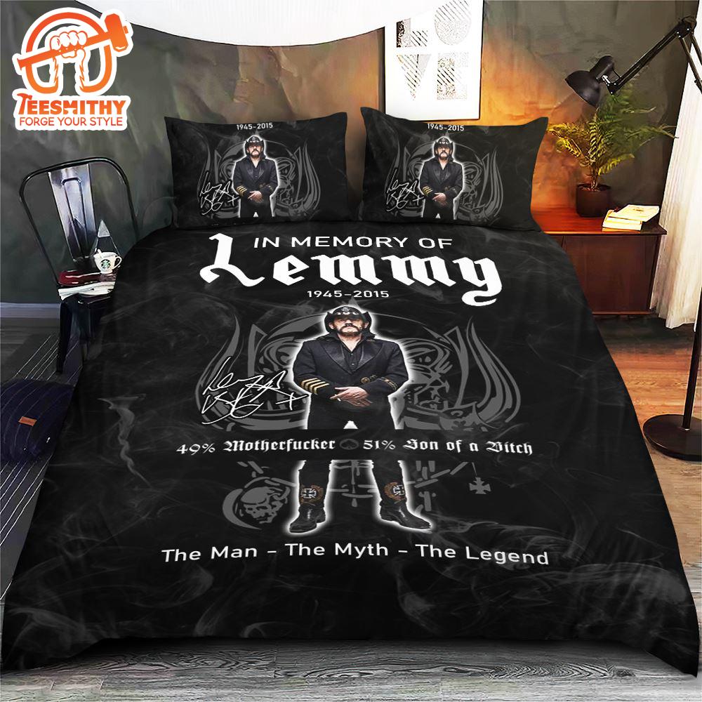 Mot?rhead Band x Lemmy Kilmister Bedding Set Christmas For Fans