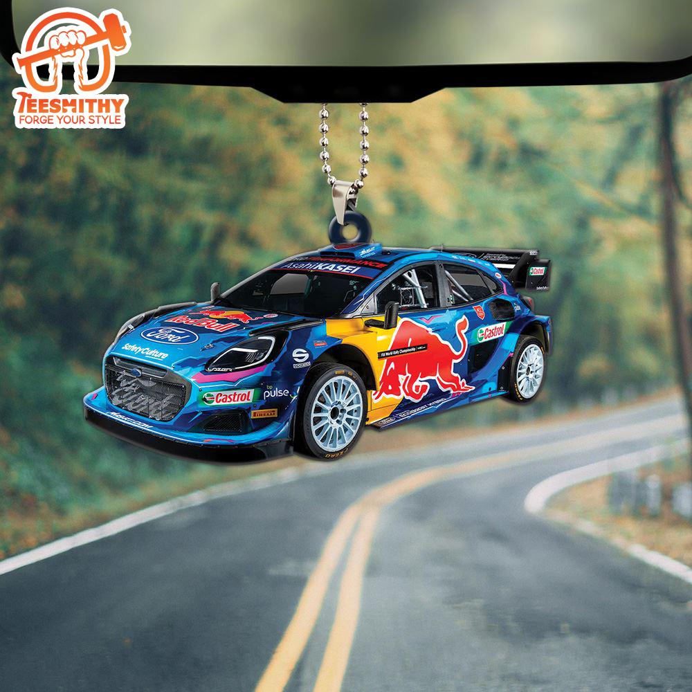 M-Sport Ford World Rally Team Custom shape 1-sided Acrylic Car Ornament