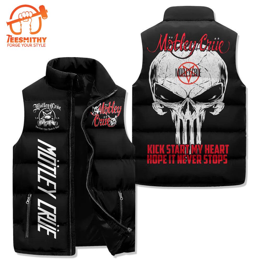 Mötley Crüe 2D Sleeveless Jacket Black