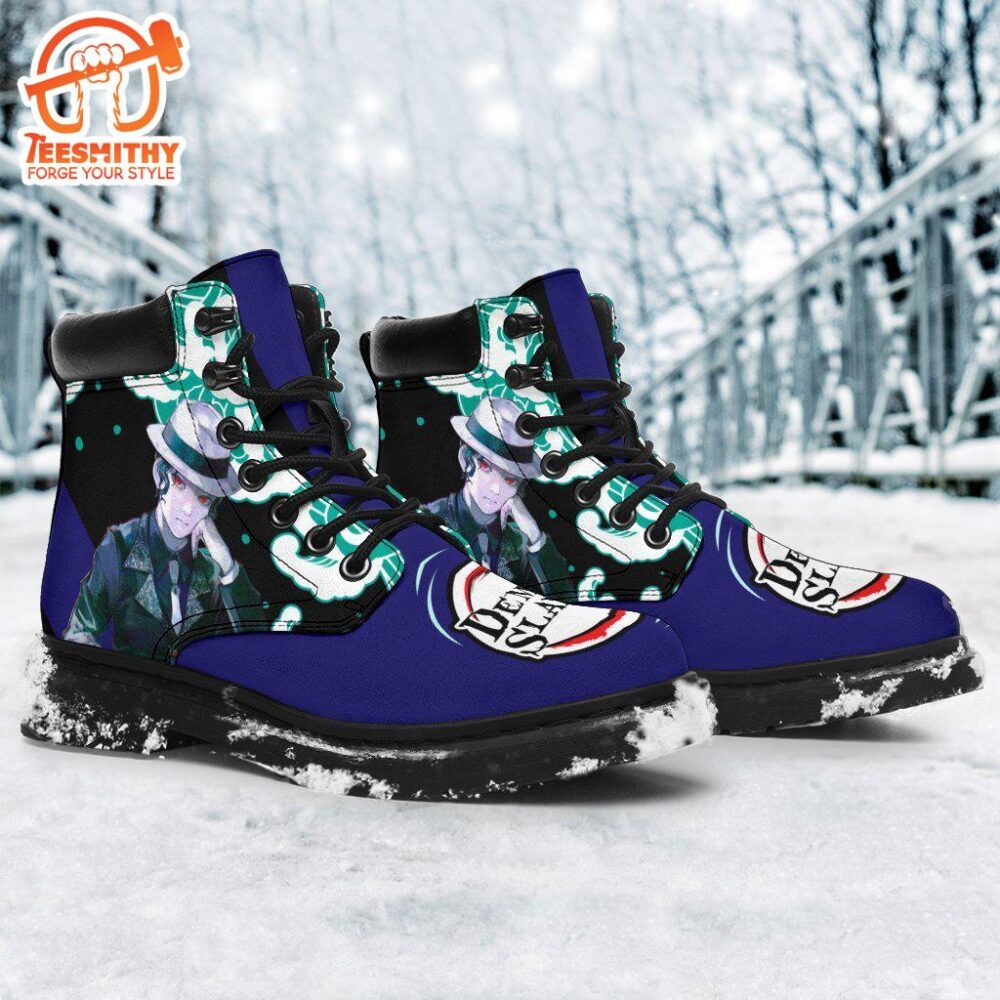 Muzan Boots Shoes Demon Slayer Anime Custom