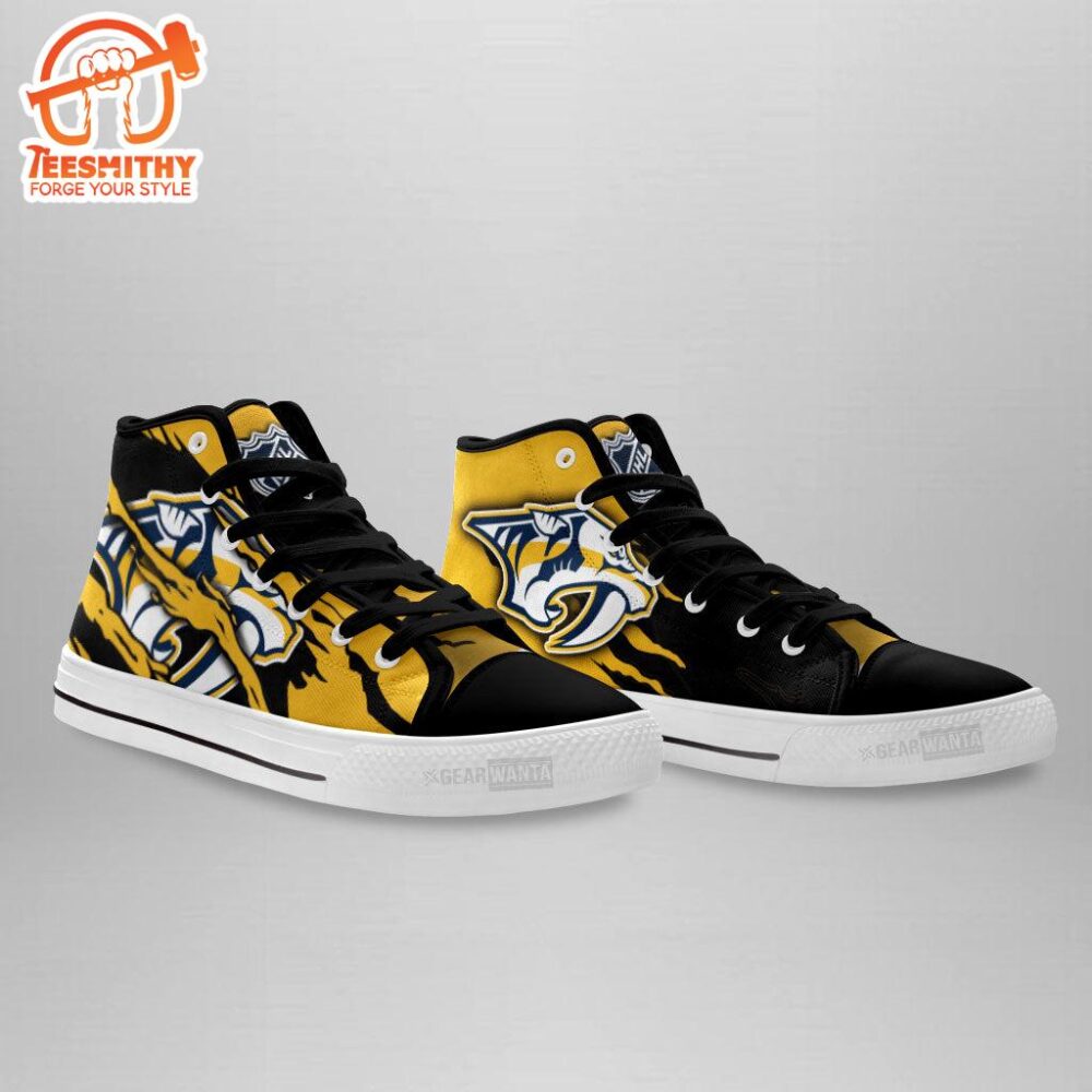 Nashville Predators High Top Shoes Custom For Fans