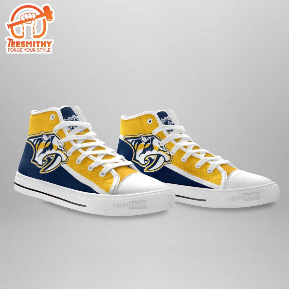 Nashville Predators High Top Shoes Custom Sneakers