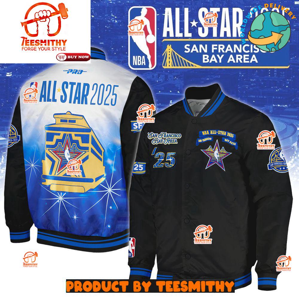 NBA All Stars 2025 Baseball Jacket