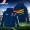 NCAA West Virginia Mountaineers Football Windbreaker Outdoor Jacket – Custom Name