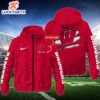 NCAA Wisconsin Badgers Football Windbreaker Outdoor Jacket – Custom Name