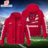 NCAA Wisconsin BadgersCustom Name Windbreaker Outdoor Jacket For Fans