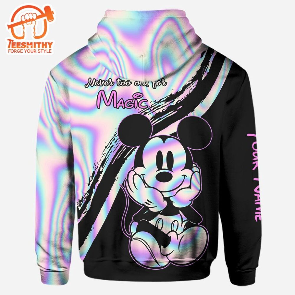 Never Too Old – Personalized Mickey Mouse Hoodie and Leggings