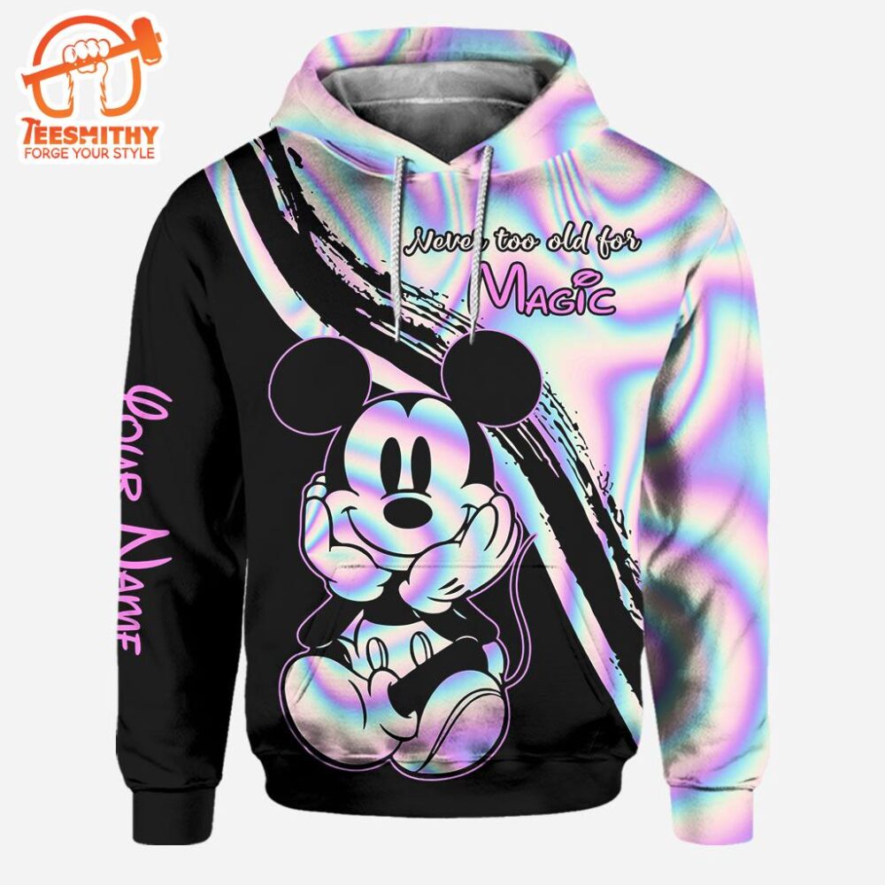 Never Too Old – Personalized Mickey Mouse Hoodie and Leggings