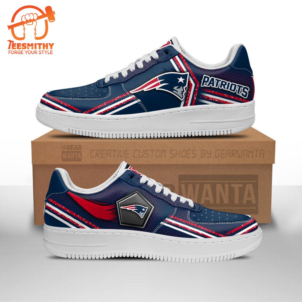 New England Patriots Air Sneakers Custom Force Shoes For Fans  Gift For Christmas