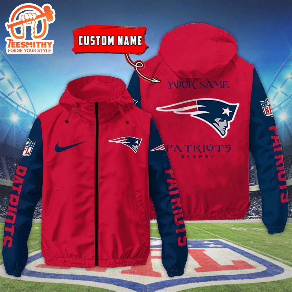 New England Patriots Custom Name Outdoor Jacket