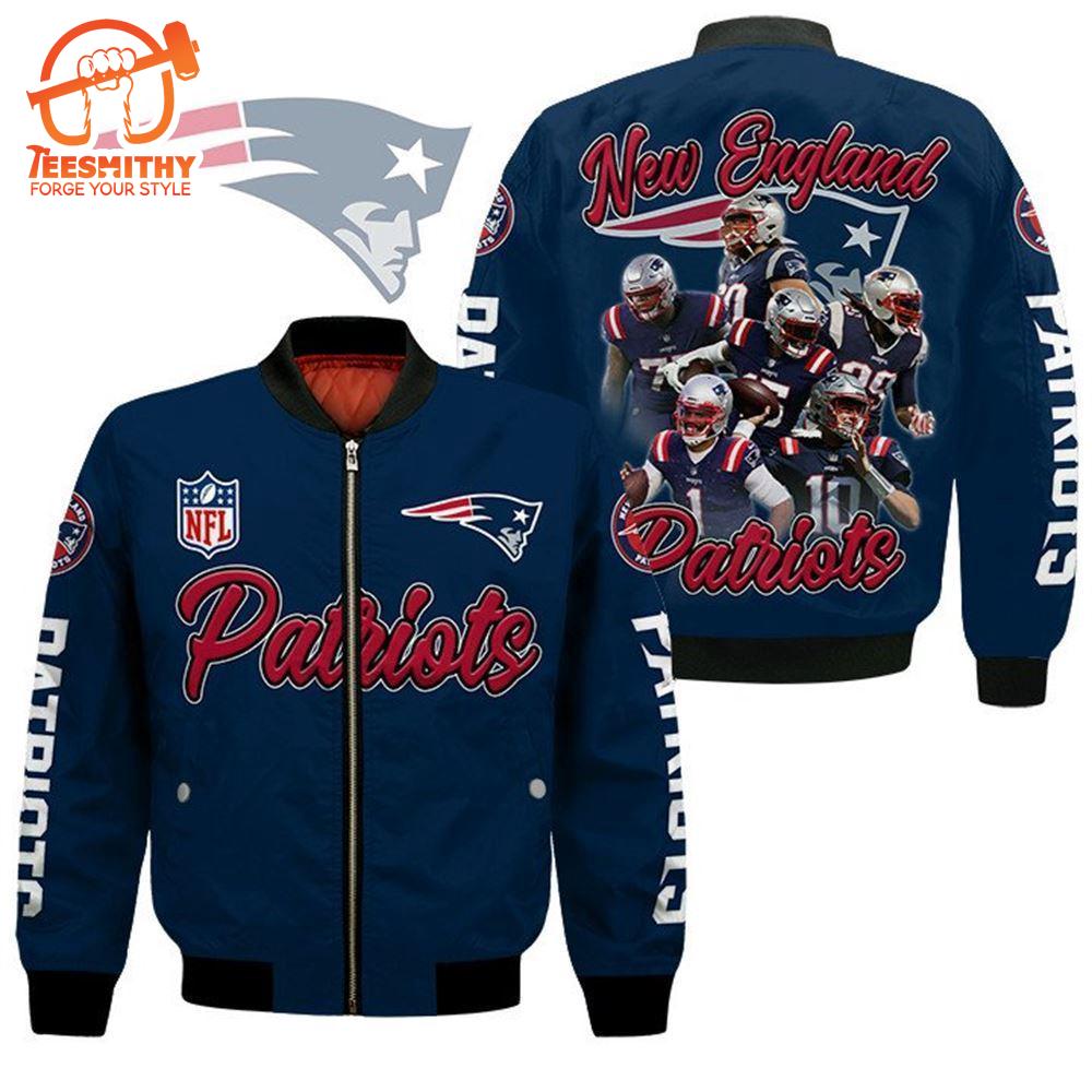 New England Patriots Players Nfl Bomber Jacket  Gift For Fans