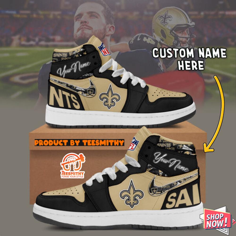 New Orleans Saints Air Jordan 1 Shoes