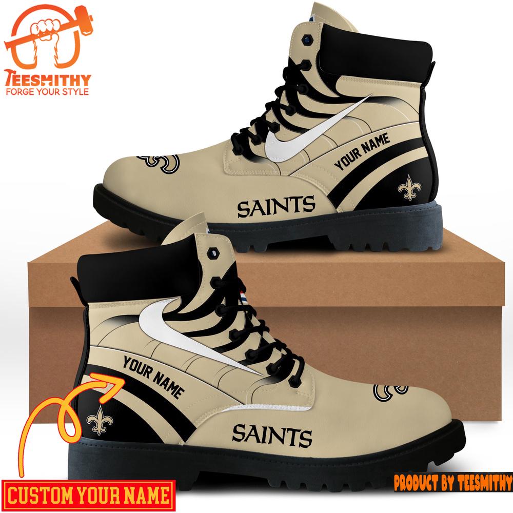 New Orleans Saints Custom Boots Shoes Idea Gift For Fan