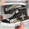 New Orleans Saints High Top Shoes Custom American Flag Sneakers