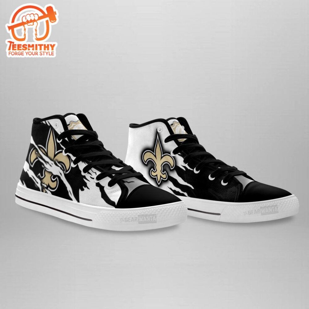 New Orleans Saints High Top Shoes Custom For Fans