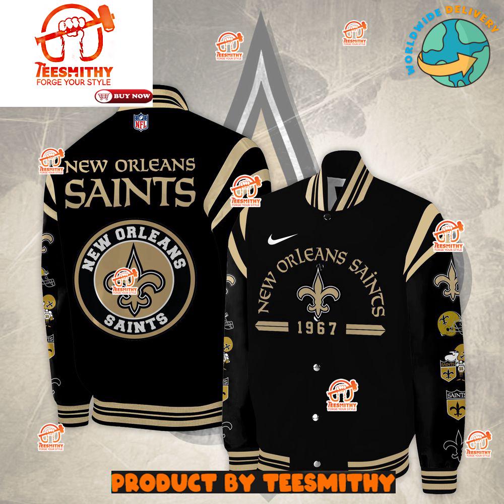 New Orleans Saints NFL 2024 Baseball Jacket