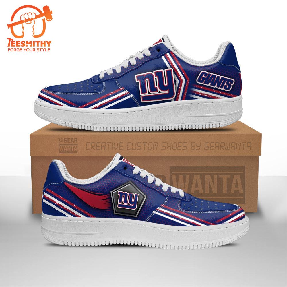 New York Giants Air Sneakers Custom Force Shoes For Fans  Gift For Christmas