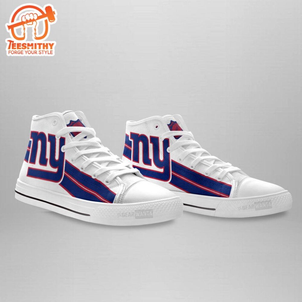 New York Giants High Top Shoes Custom