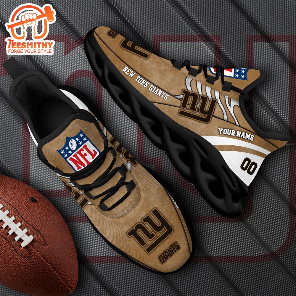 New York Giants NFL Clunky Shoes For Fans Custom Name And Number  Gift Christmas