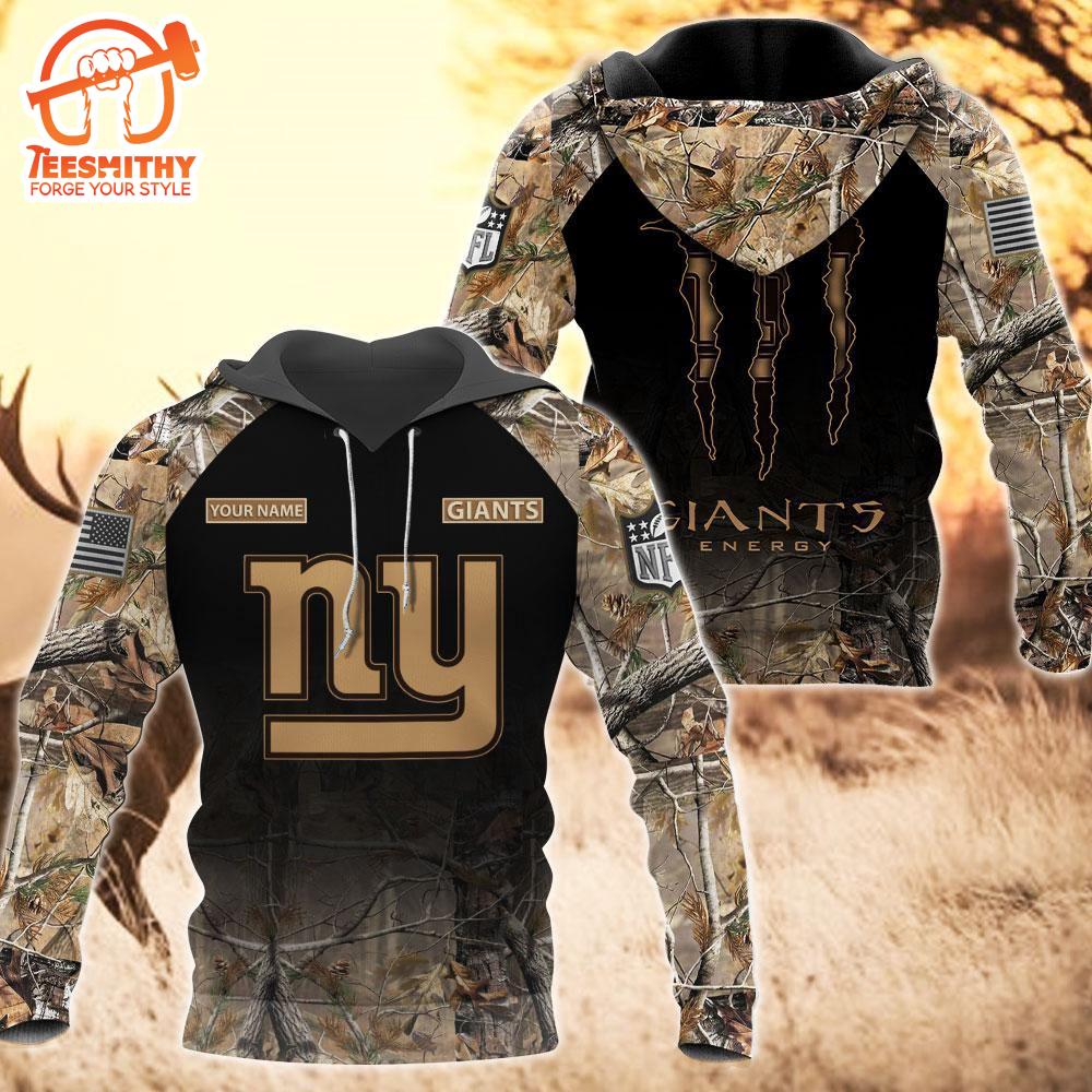 New York Giants Personalized Hoodie Camo Hunting Perfect Gift  Gift Christmas