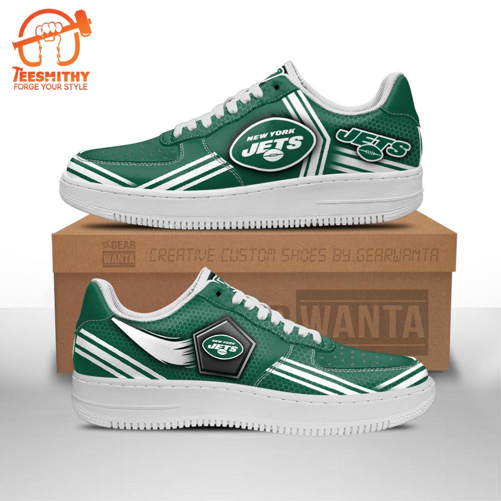 New York Jets Air Sneakers Custom Force Shoes For Fans  Gift For Christmas