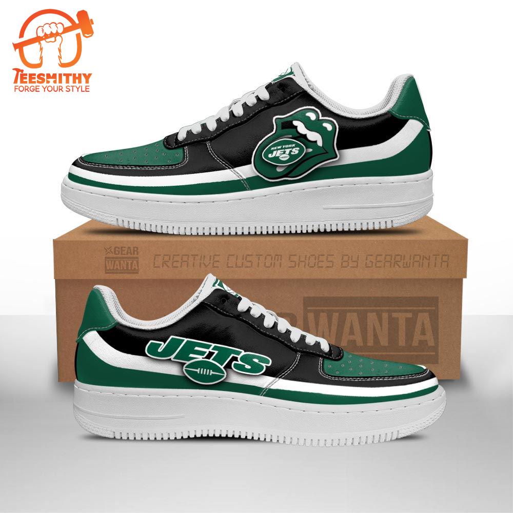 New York Jets Air Sneakers Custom Force Shoes Sexy Lips For Fans  Gift For Christmas