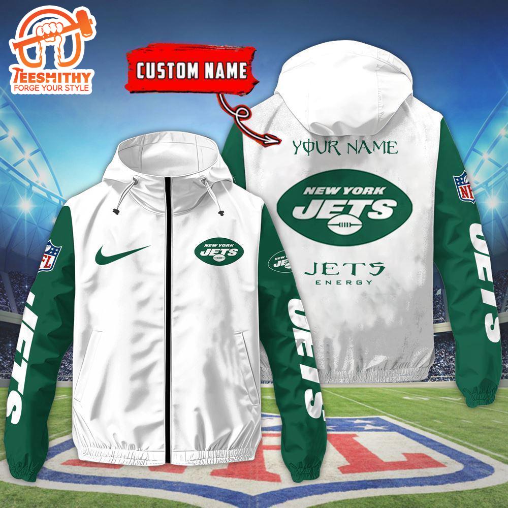 New York Jets Custom Name Outdoor Jacket