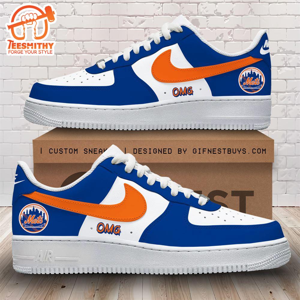 New York Mets Air Force 1 Sneaker Gift For Christmas