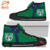 New Zealand Warriors NRL Personalized High Top Canvas Shoes