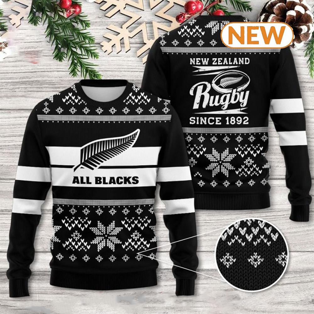 New Zealand x Rugby World Cup  Ugly Christmas Sweater Shirt, Sweatshirt