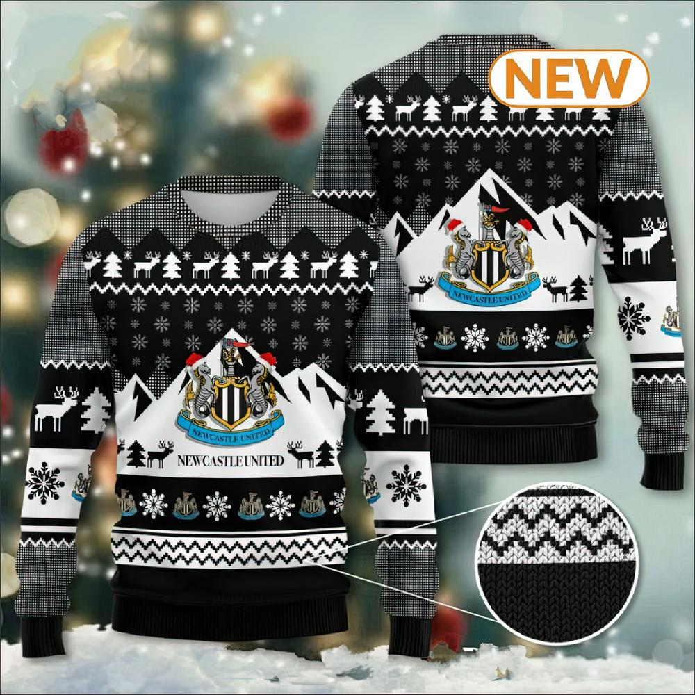 Newcastle United , Christmas GiftUgly Christmas Sweater Shirt, Sweatshirt