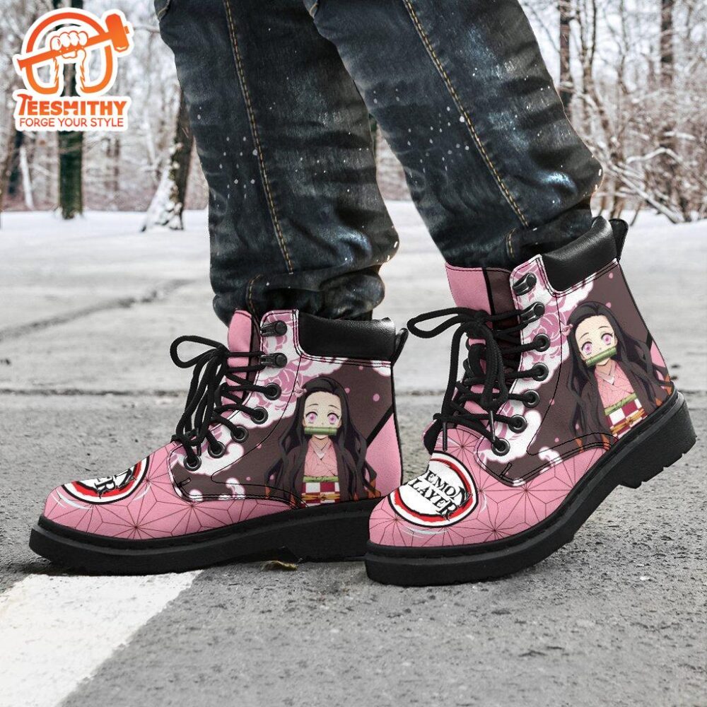 Nezuko Boots Shoes Demon Slayer Anime Custom