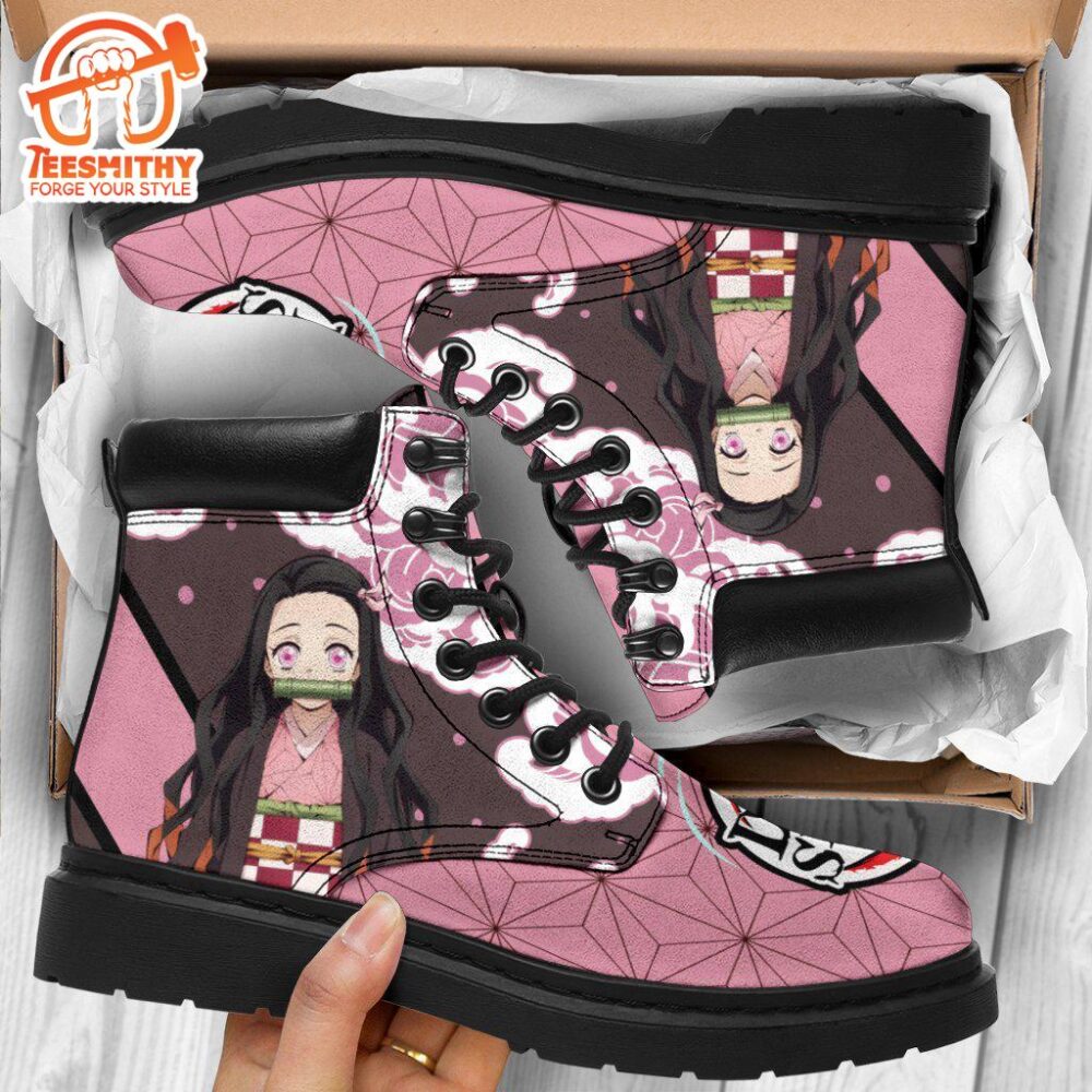 Nezuko Boots Shoes Demon Slayer Anime Custom