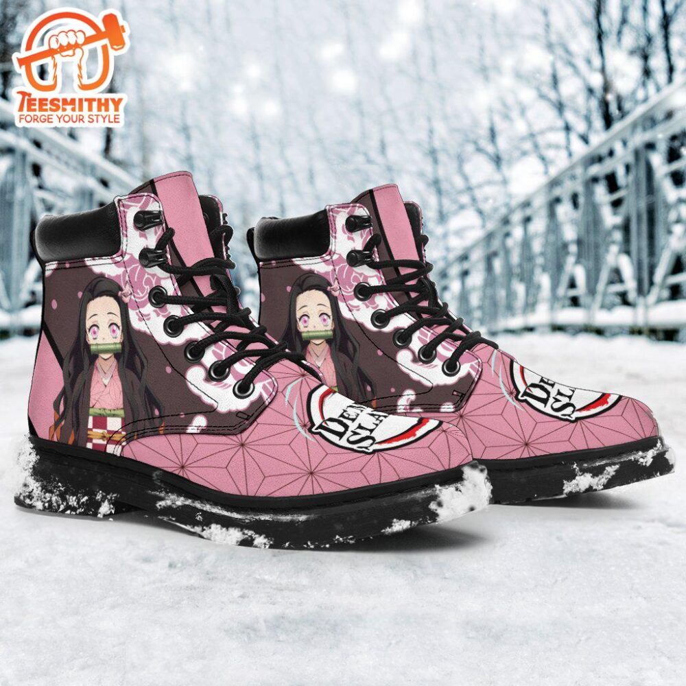 Nezuko Boots Shoes Demon Slayer Anime Custom