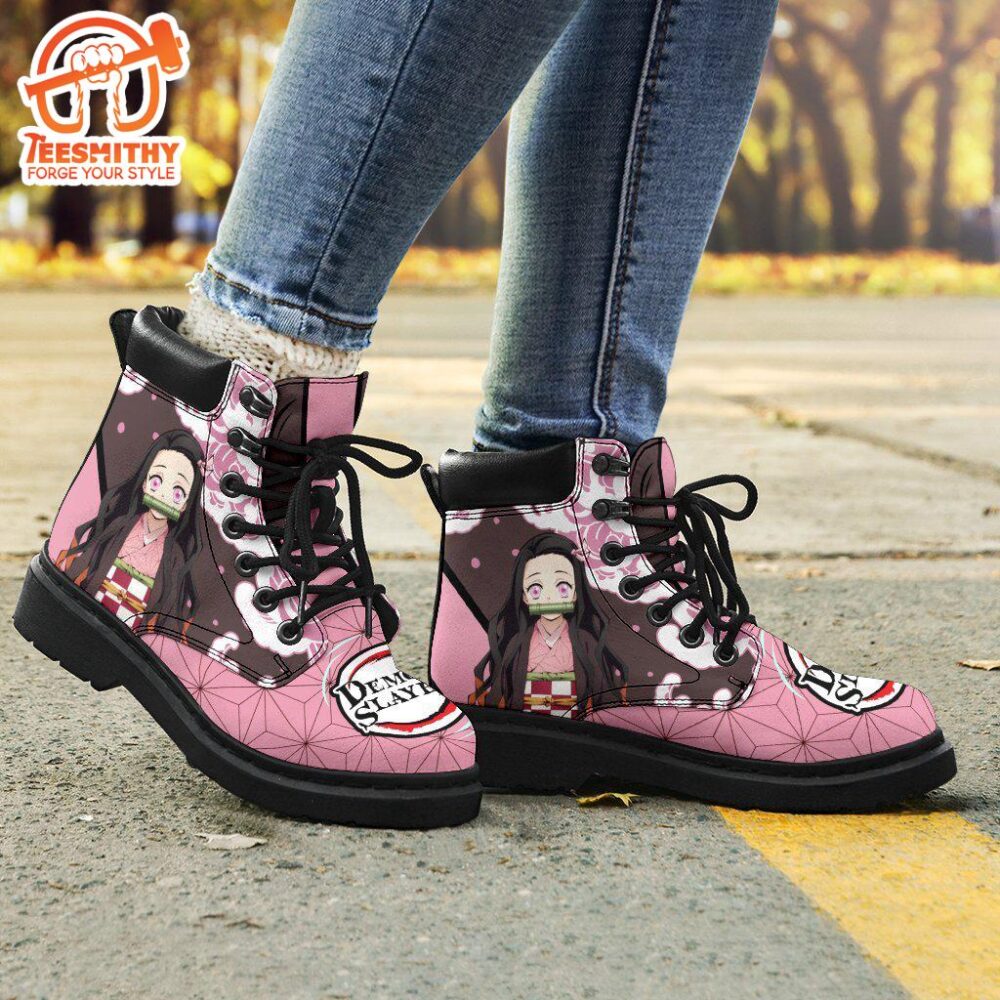 Nezuko Boots Shoes Demon Slayer Anime Custom